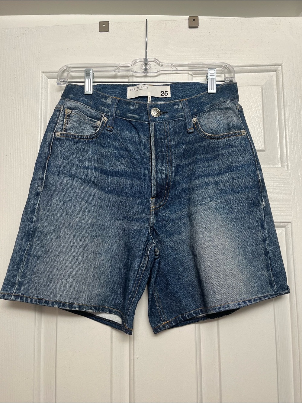 rag & bone Women's Blue Denim Jean Shorts